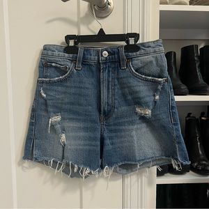 Abercrombie & fitch 4” high rise jean short